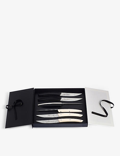 CLAUDE DOZORME: Shadow table knives set of six