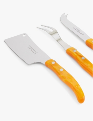 Claude Dozorme Laguiole Stainless-steel Cheese Serving Set Of Three