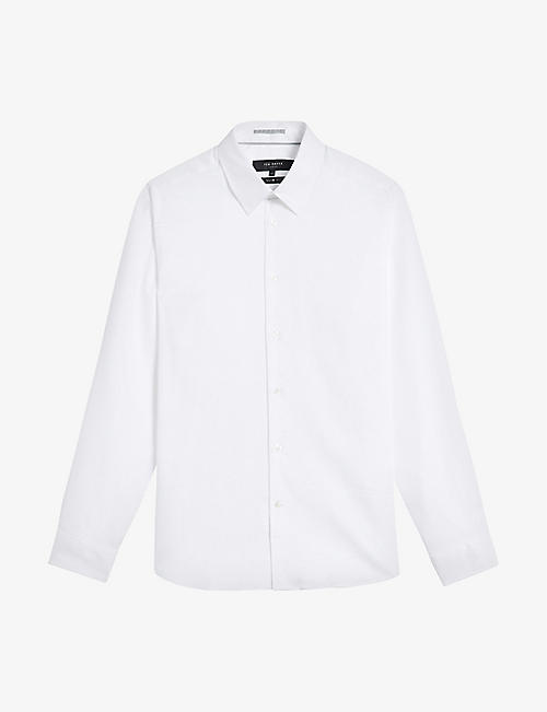 TED BAKER: Jorviss slim-fit cotton shirt