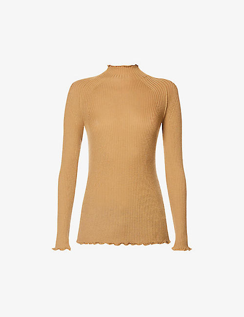 CAMILLA AND MARC: Alistair high-neck wool knitted top