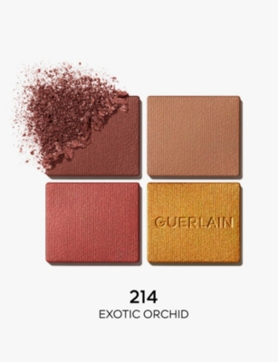 Guerlain Ombres G Eyeshadow Quad 6g In 214 Exotic Orchid
