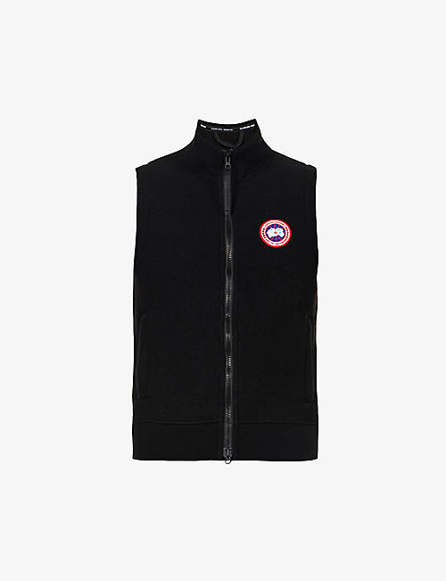 CANADA GOOSE: Mersey funnel-neck recycled-wool-blend vest