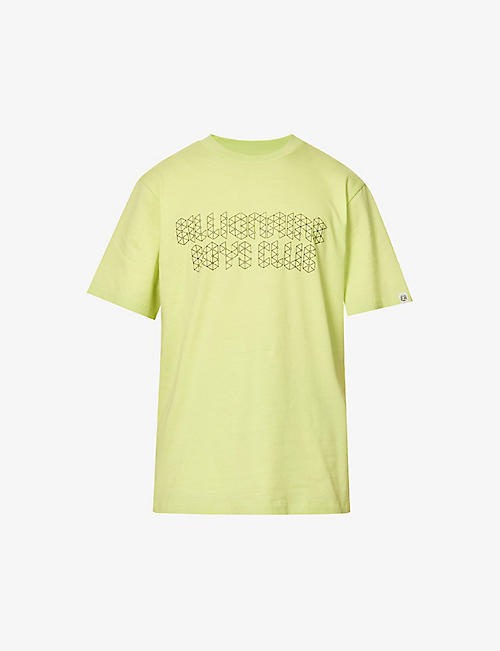 BILLIONAIRE BOYS CLUB: Isometric-print cotton-jersey T-shirt