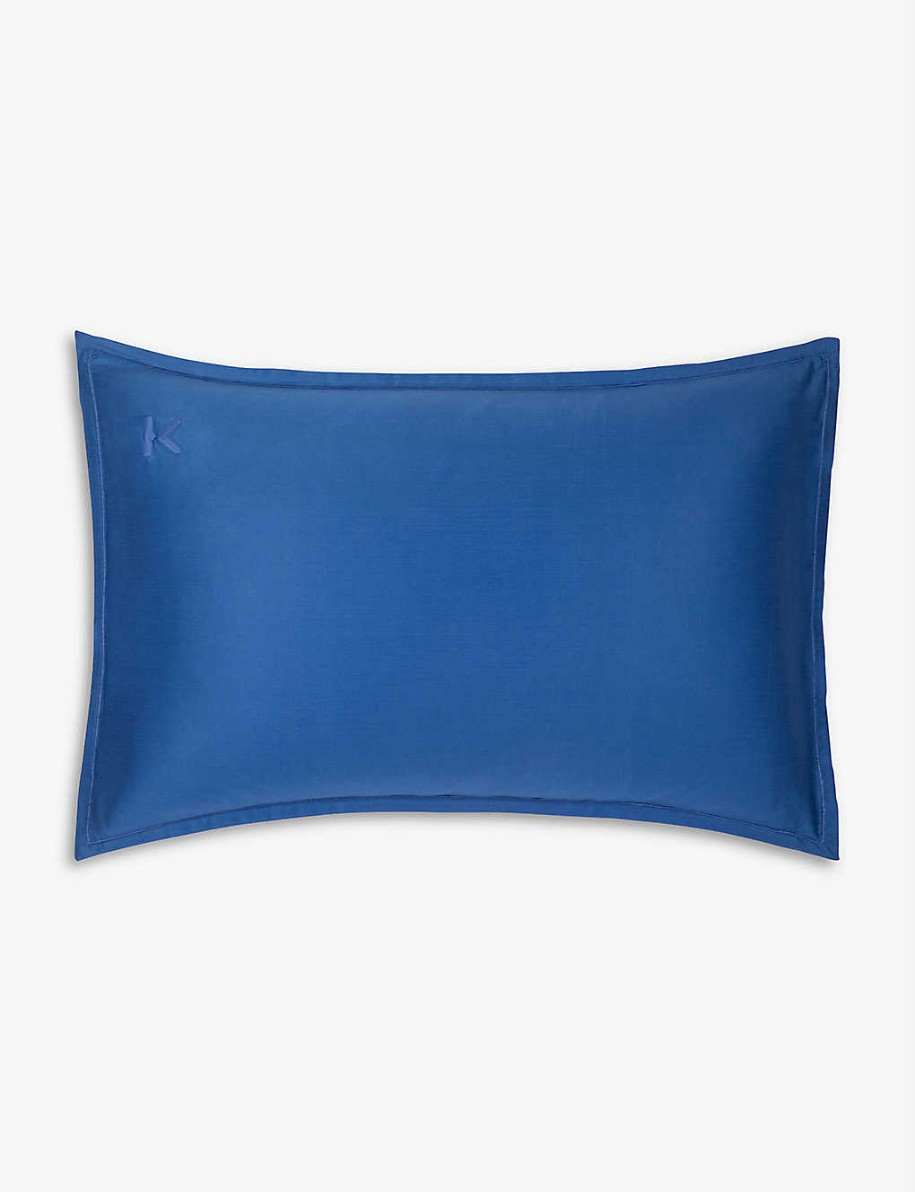Kenzo Blue - Electric Kziconic Logo-embroidered Woven Pillowcase 50cm X 75cm