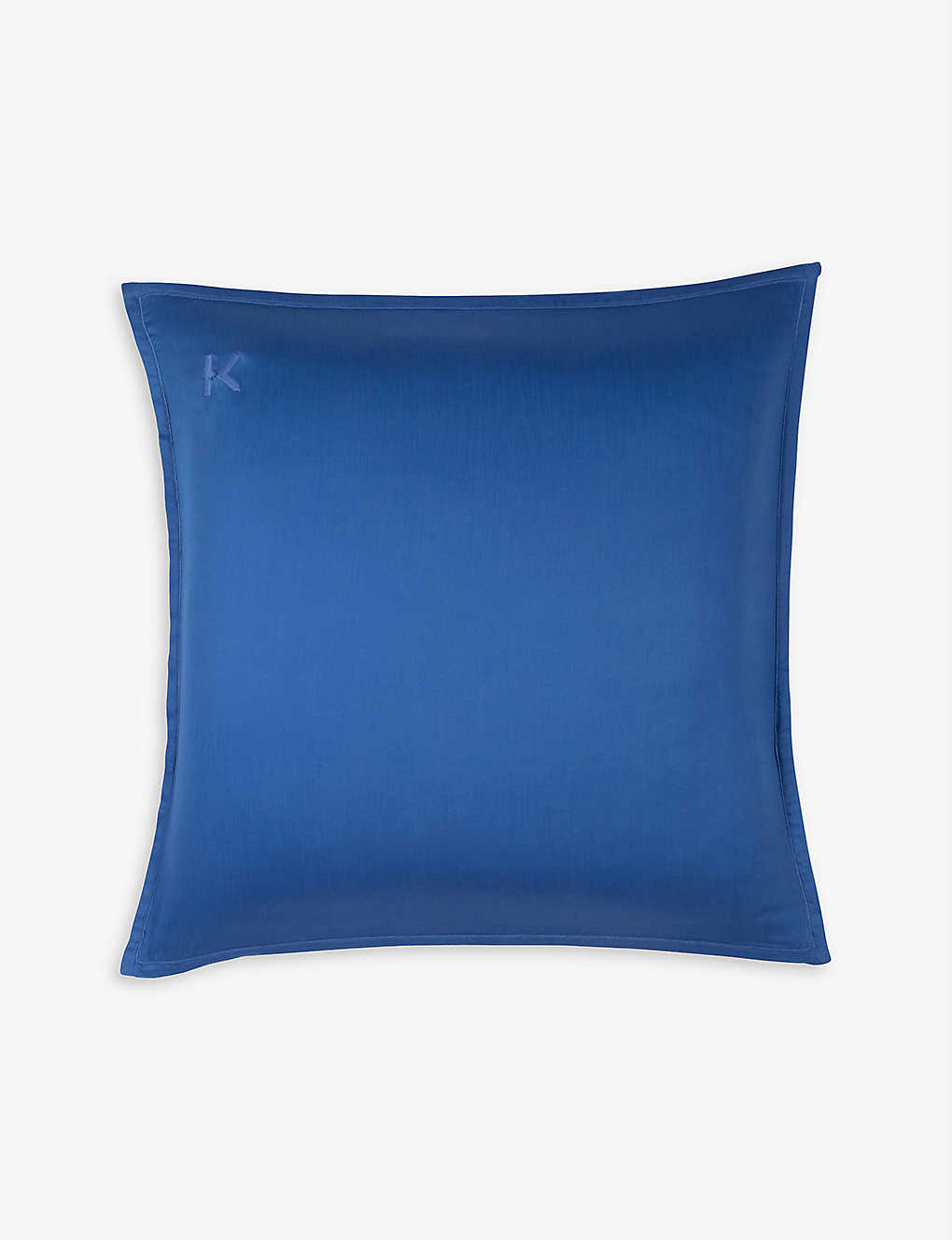 Kenzo Blue - Electric Kziconic Logo-embroidered Woven Pillowcase 65cm X 65cm