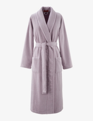 OLIVIER Alizee shawlcollar terrycotton bathrobe