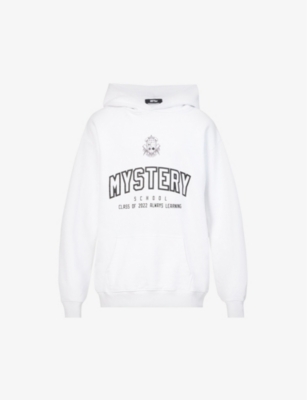 MSFTSREP MYSTERY SCHOOL GRAPHIC-PRINT OVERSIZED-FIT COTTON-JERSEY HOODY