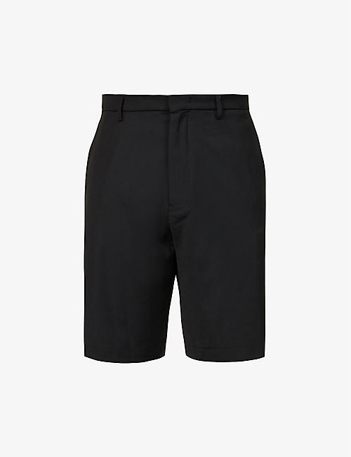 MSFTSREP: Crest brand-print stretch-woven shorts