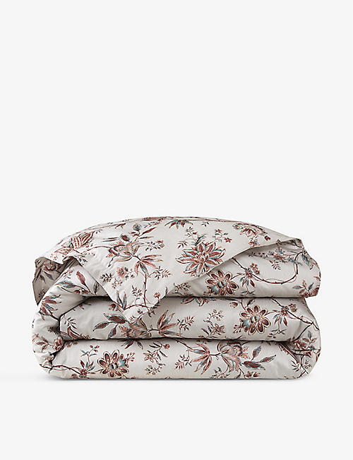 RALPH LAUREN HOME: Keilie floral-print organic-cotton sateen single duvet cover 140cm x 200cm