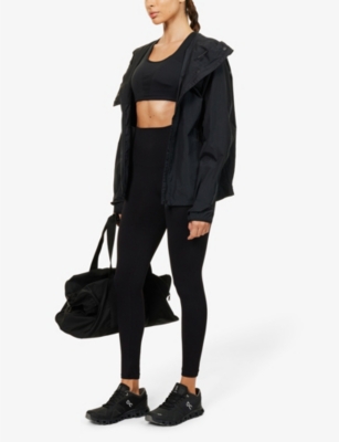 Spanx Ecocare High-rise Stretch-jersey Leggings In Very Black