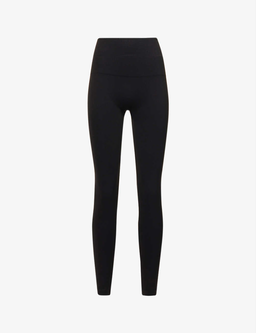 Spanx Ecocare High-rise Stretch-jersey Leggings In Very Black