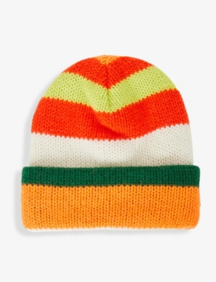 Dsquared2 Beanie Hat In Multicolor Knit In Multi