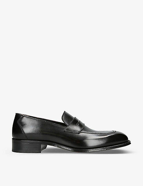 TOM FORD: Claydon slip-on leather loafers