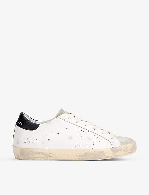 GOLDEN GOOSE: Superstar 10220 leather low-top trainers