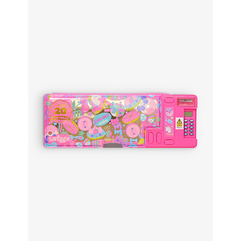 Smiggle Girls Gold Kids 20th Birthday Pop Out Pencil Case