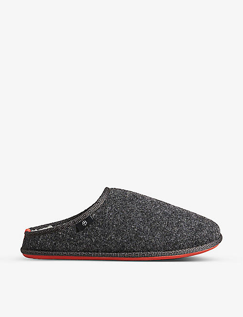 TED BAKER: Simmonn mule felt slippers