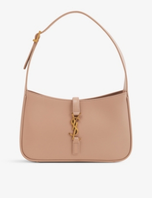 Saint Laurent Le 5 À 7 Leather Shoulder Bag In Rosy Sand