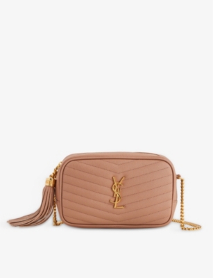 Saint Laurent Vintage peach mini Lou bag