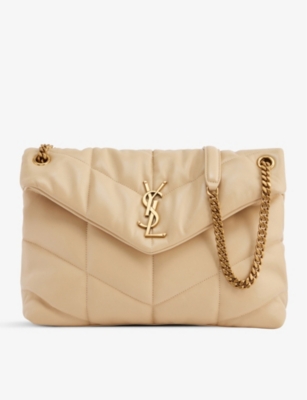 Saint Laurent Medium Loulou Quilted Puffer Leather Shoulder Bag