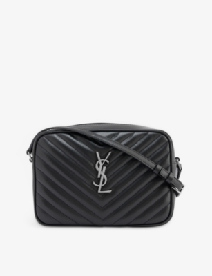 Saint Laurent Le Monogramme Small Coated-canvas Cross-body Bag in