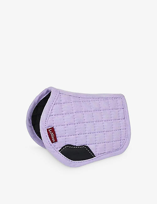 LEMIEUX: Quilted brand-tag woven pony saddle pad