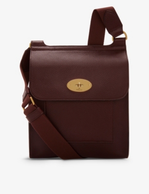 Mulberry Medium Leather Antony Messenger Bag | Harrods IS