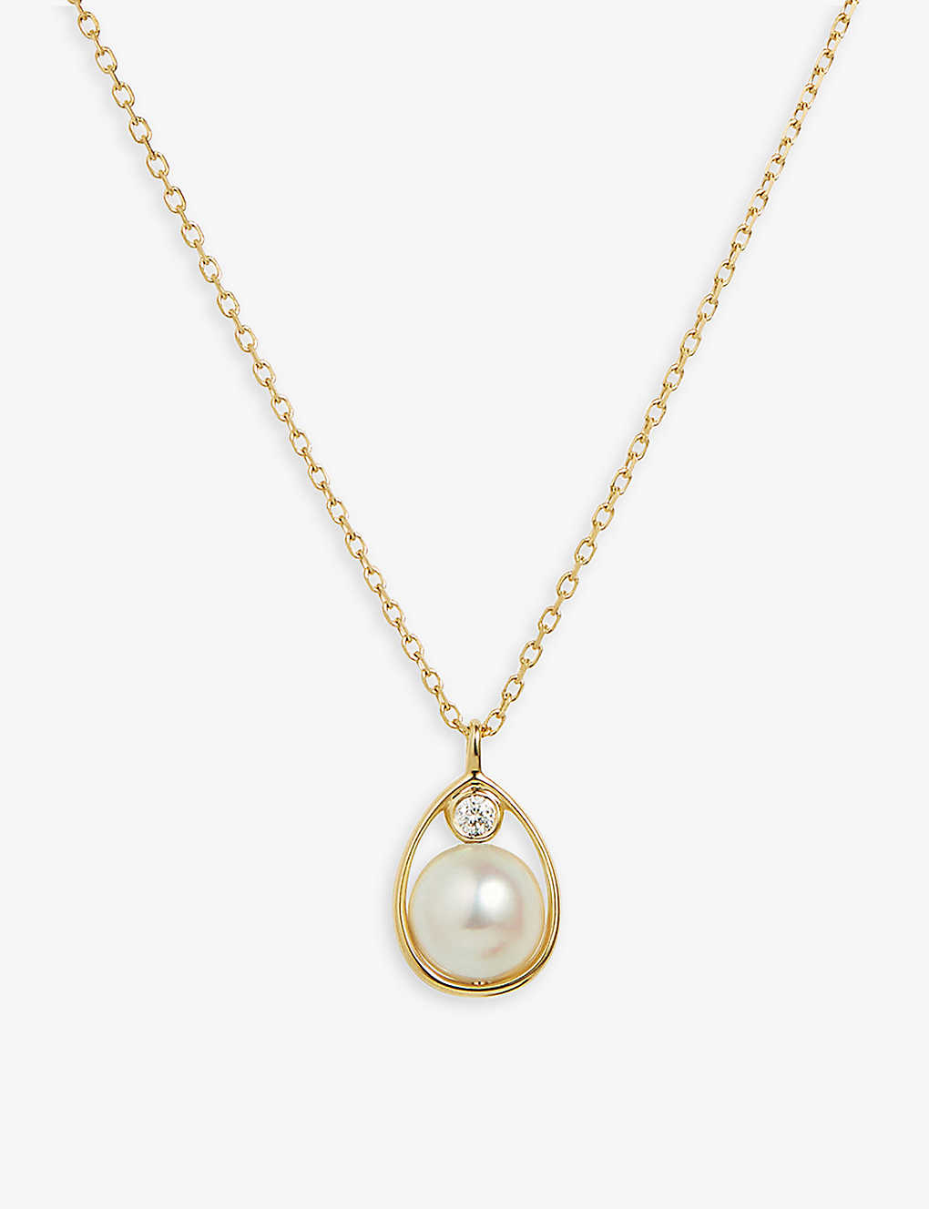 The Alkemistry Women's Yellow Ruifier Morning Dew Purity 18ct Yellow-gold, Akoya Pearl And 0.03ct Br