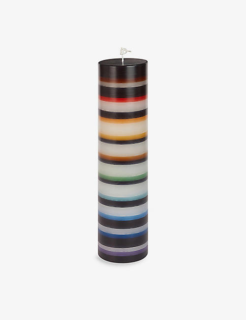MISSONI HOME: Totem striped wax candle 32cm