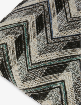 MISSONI HOME: Brent chevron-striped wool cushion 40cm x 40cm