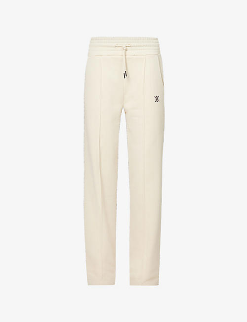 DAILY PAPER: Eneva branded high-rise cotton-jersey jogging bottoms