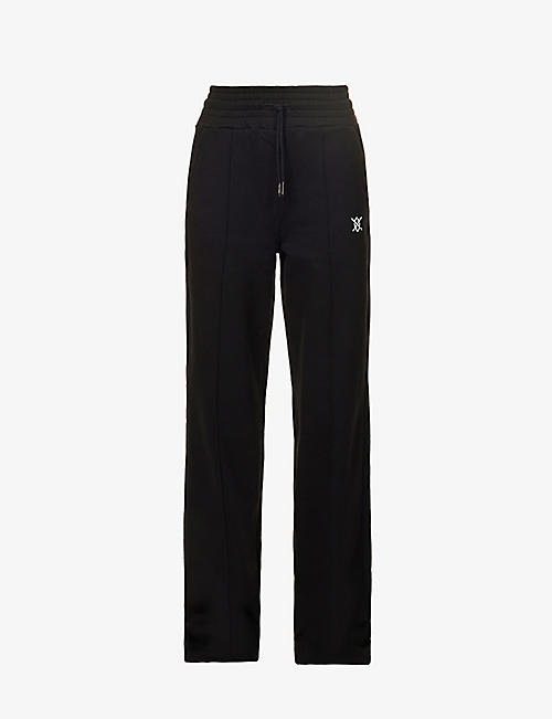 DAILY PAPER: Eneva high-rise cotton-jersey jogging bottoms