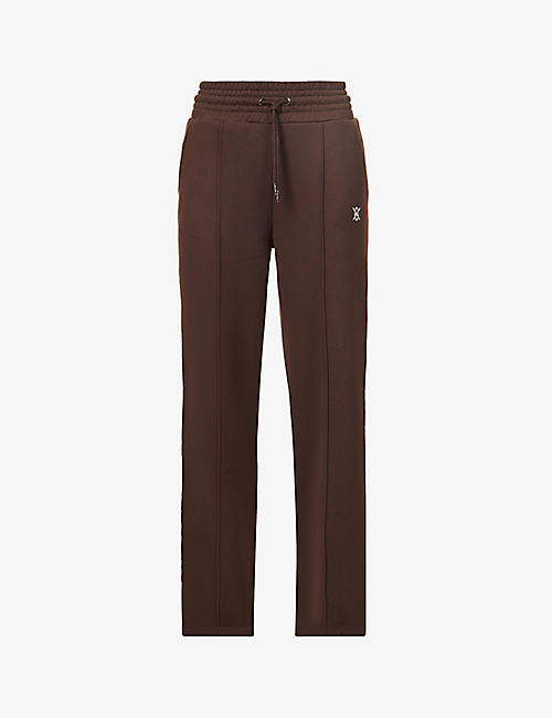 DAILY PAPER: Eneva high-rise cotton-jersey jogging bottoms