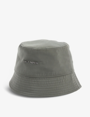 Daily Paper Nobu Logo-embossed Woven Bucket Hat In Urban Chic | ModeSens