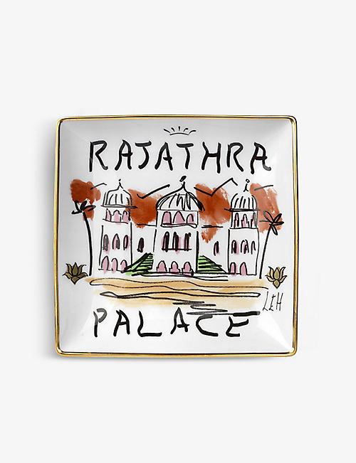GINORI 1735: Rajathra Palace porcelain vide poche 13.5cm