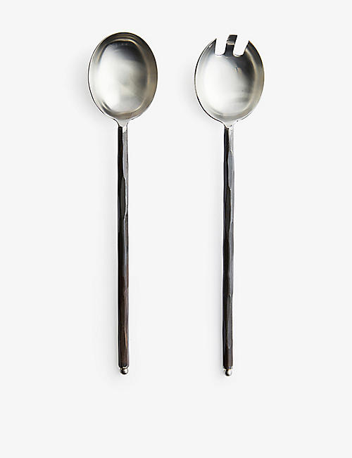 SOHO HOME: Stanton stainless-steel serving spoon and fork set