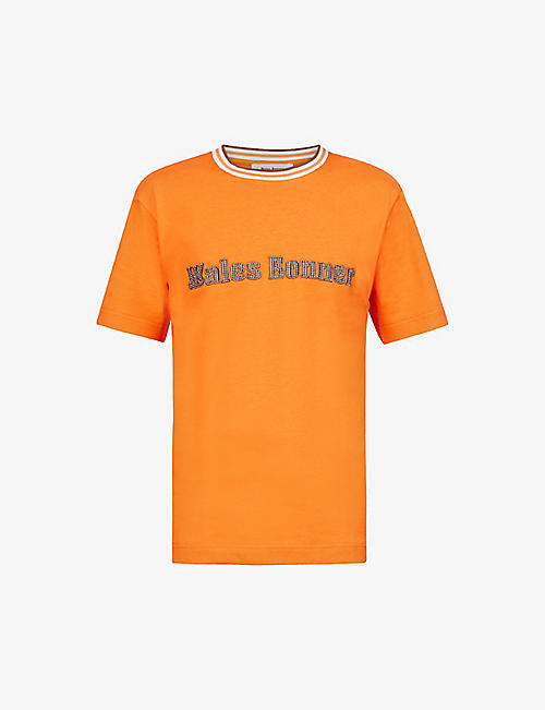 WALES BONNER: Original brand-embroidered organic-cotton T-shirt