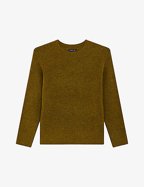 SOEUR: Envie ribbed-collar stretch-knitted jumper