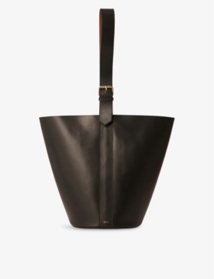 soeur-saul-leather-bucket-bag-in-black-cognac-modesens