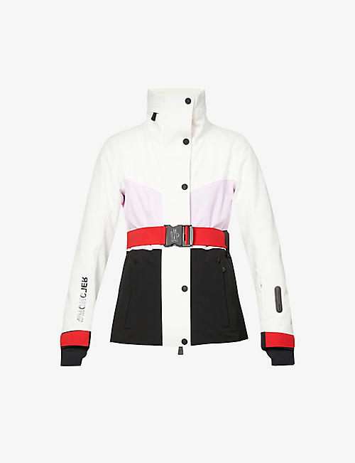 MONCLER: Hainet brand-appliqué stretch-woven jacket