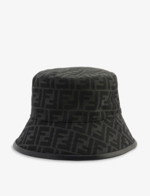 Fendi Woven Ff Bucket Hat