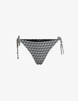 ALLSAINTS Nico Monogram Triangle Bikini Top