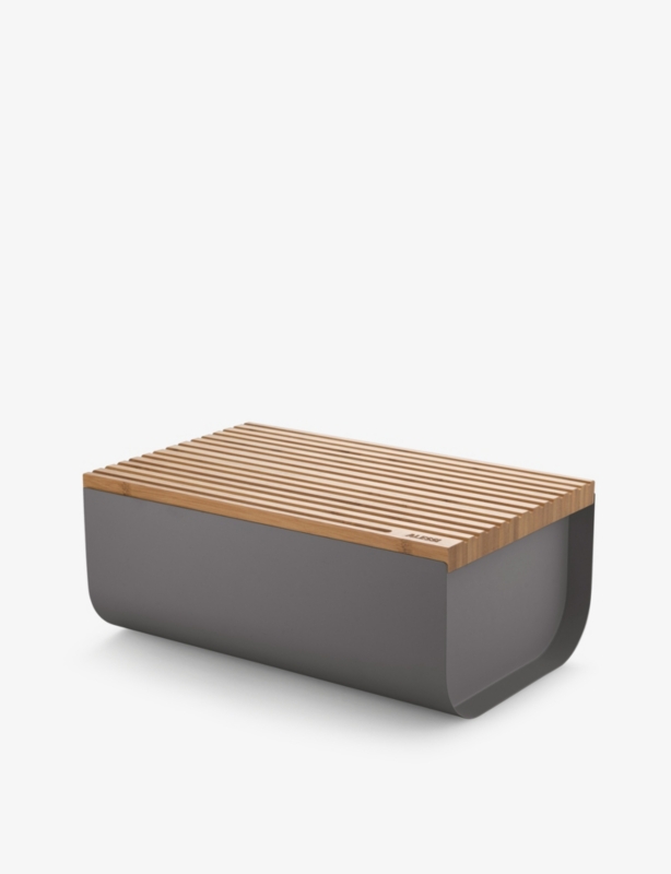 Mattina resin bread box and wooden board