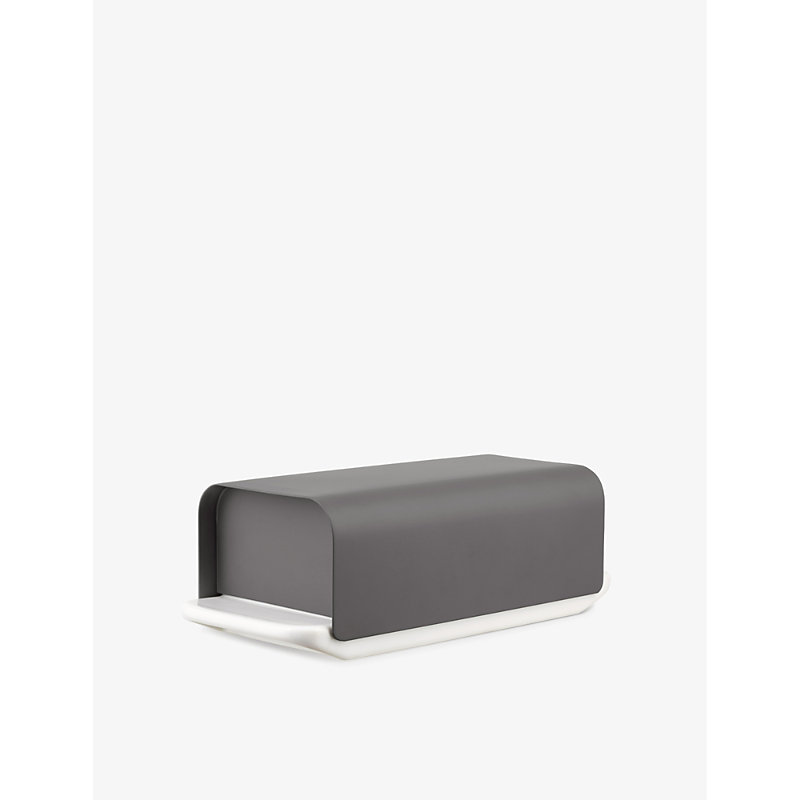Shop Alessi Nocolor Mattina Resin-coated Stainless-steel Butter Dish