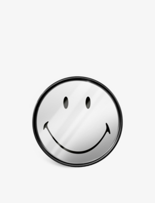 SELETTI: Smiley wooden mirror 70cm
