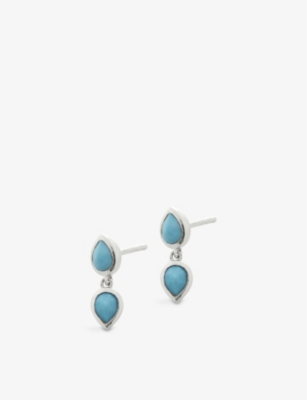 Monica vinader deals turquoise earrings