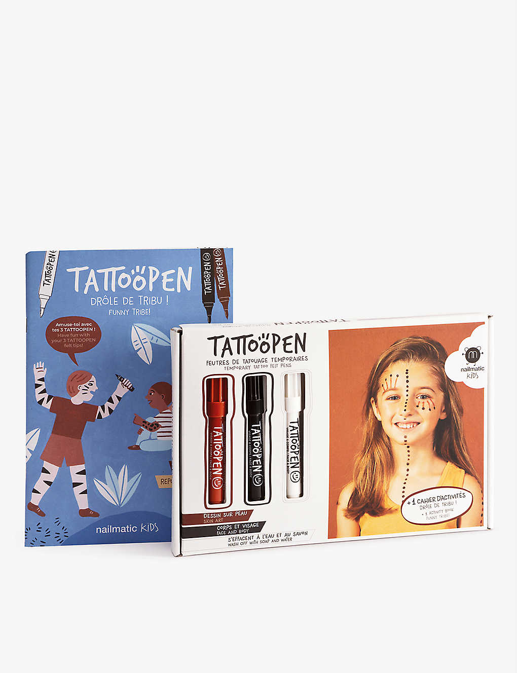 Nailmatic Funny Tribe Tattoo Pen Set In Mixed