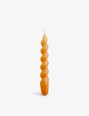 HAY: Spiral paraffin wax candle 19cm