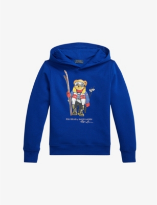 Blue polo hot sale bear hoodie