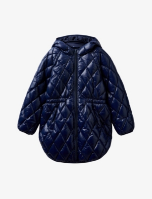 BENETTON: Quilted rain-proof shell jacket 6-14 years