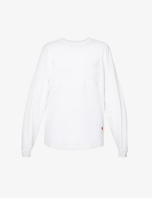 ICECREAM: Baseball brand-appliqué long-sleeved cotton-jersey T-shirt